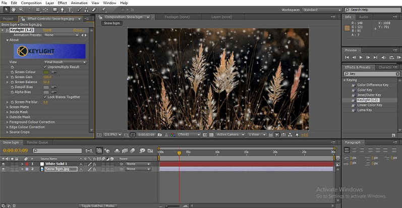Snowfall in After Effects 1-26