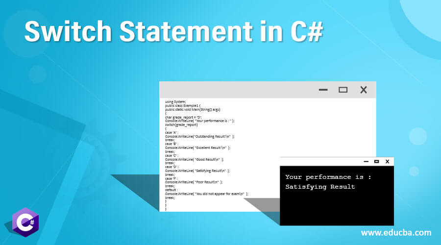 Switch Statement in C#