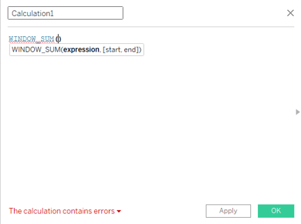 Tableau Window Functions 11
