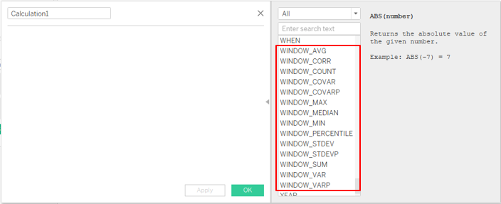 Tableau Window Functions 9