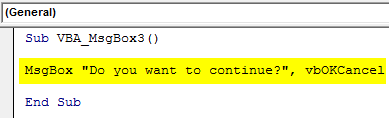 vbOKCancel Example 3-2