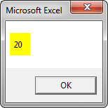 VBA Variable Range Example 2-9