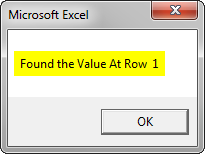 VBA Variable Range Example 5-2
