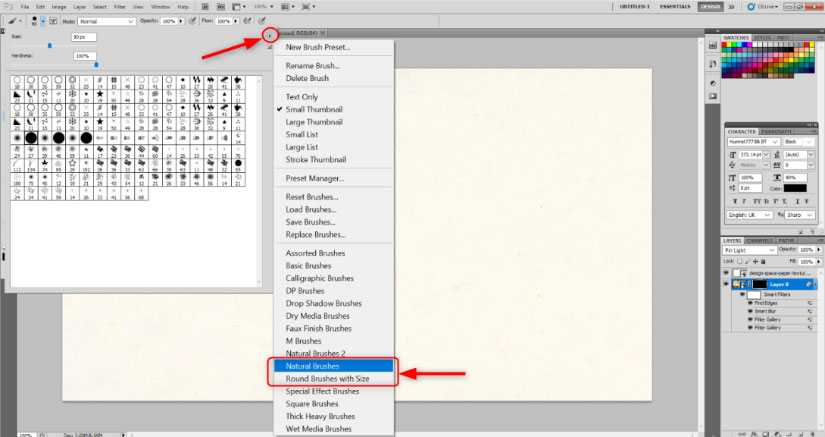 Watercolor Brushes Photoshop 1-11