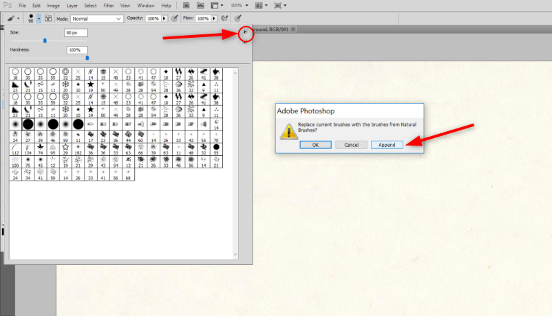 Watercolor Brushes Photoshop 1-12