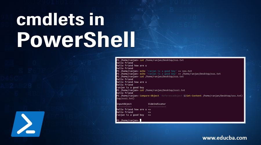 cmdlets in PowerShell