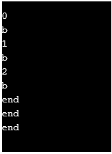 switch statement output