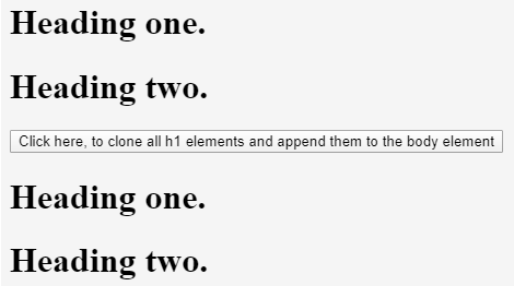 jQuery Clone() output 2