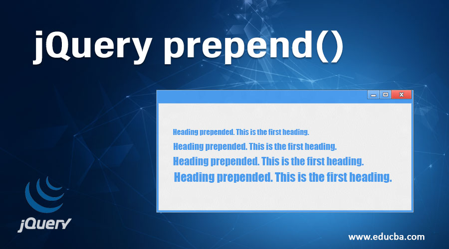 jQuery prepend()