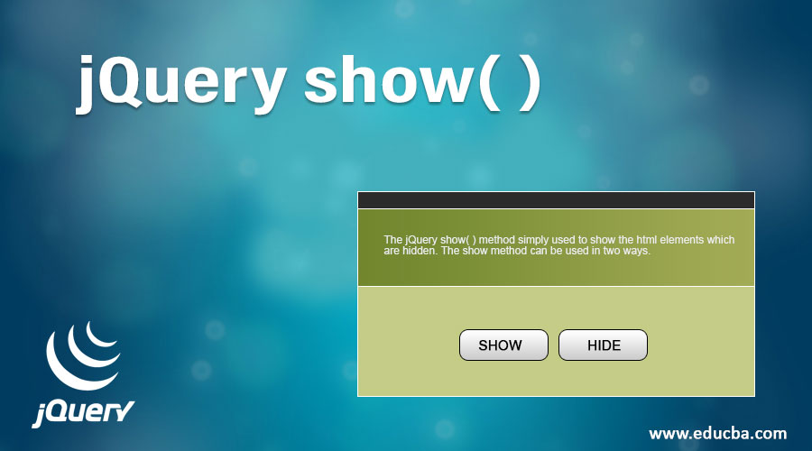 jQuery show( )