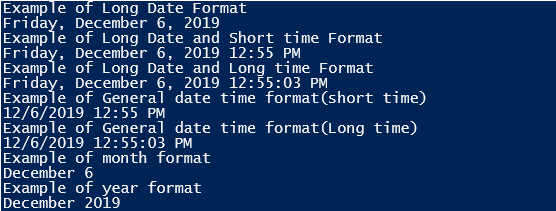 powershell date