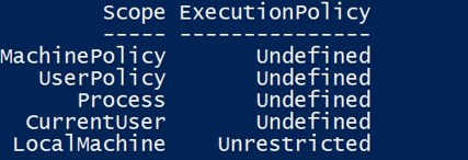 powershell run command