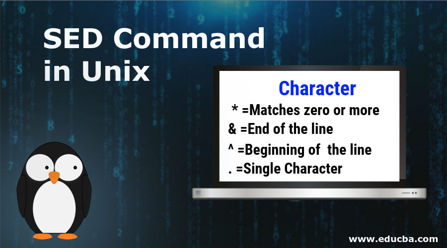sed command in linux