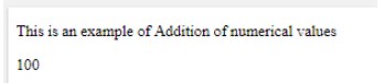 Arithmetic Operators in JavaScript eg1.1
