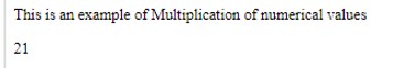 Arithmetic Operators in JavaScript eg3