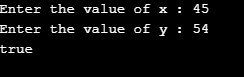 Comparison Operators in Java 1-10