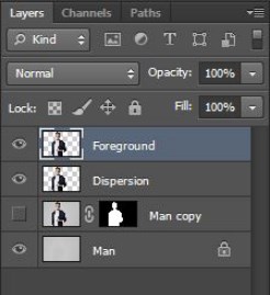 Dispersion Effect in Photoshop 1-10