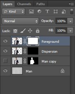 Dispersion Effect in Photoshop 1-13