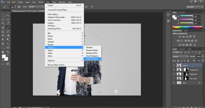 Dispersion Effect in Photoshop 1-18