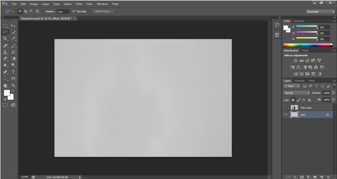 Dispersion Effect in Photoshop 1-3