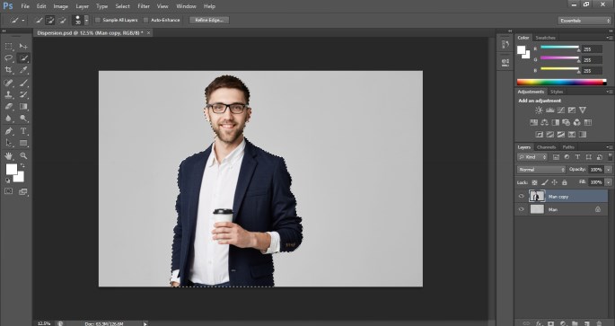 Dispersion Effect in Photoshop 1-5