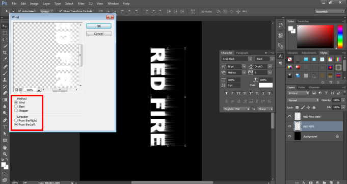 Fire Effect in Photoshop -11
