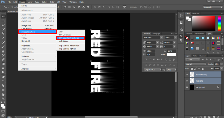 Fire Effect in Photoshop -13