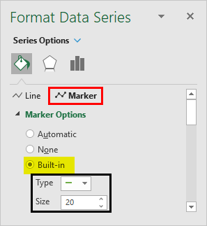 Format Data Series - Bullet Chart 1