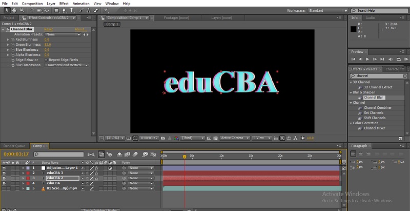 Glitch Effect in After Effects 16