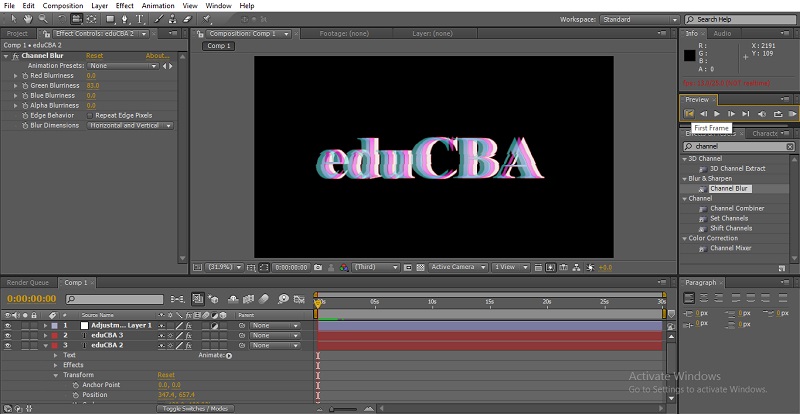Glitch Effect in After Effects 18