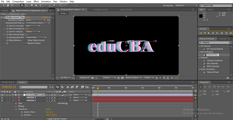 Glitch Effect in After Effects 19