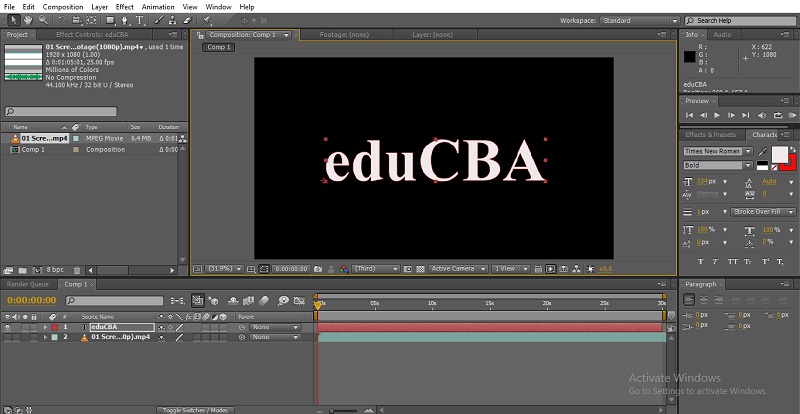 Glitch Effect in After Effects 5