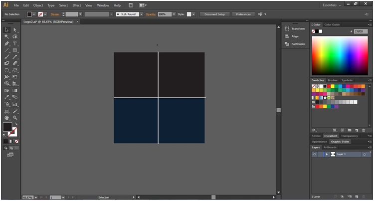 How to Make Logo in Illustrator - 18