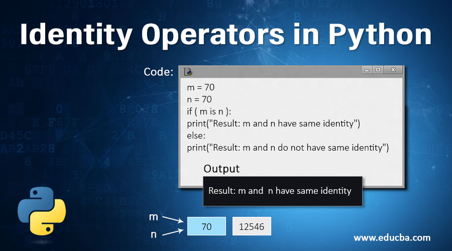 Identity Operators in Python