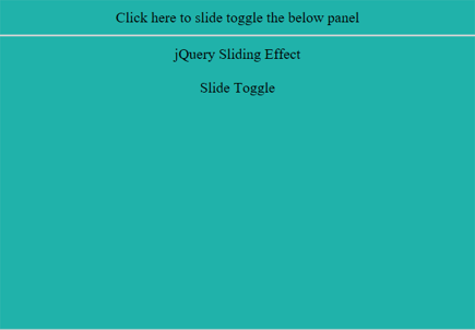 JQuery Slidetoggle() output 5