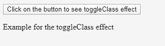 JQuery toggleClass()-1.1