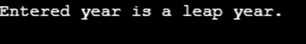 Leap Year Program in C++-1.1