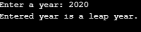 Leap Year Program in C++-2.1