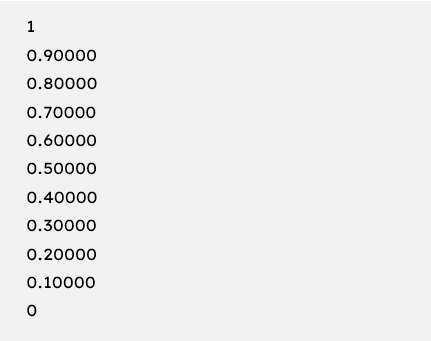 Initialvalue:step:endvalue