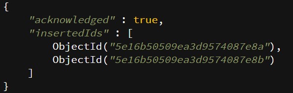  Insert Multiple Documents