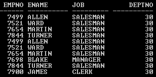 Oracle UNION ALL eg2