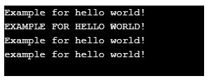 Hello world