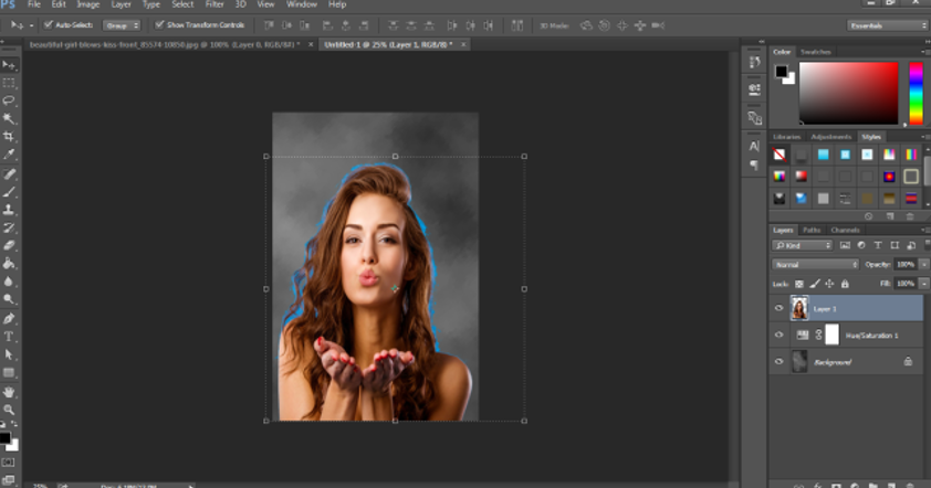Portrait Effect in Photoshop -20
