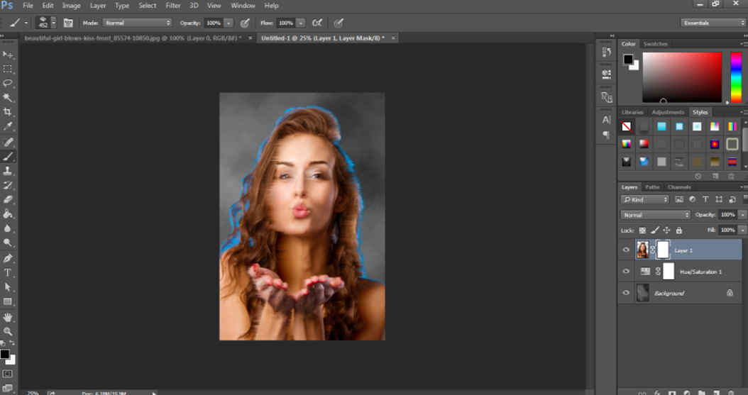 Portrait Effect in Photoshop 21