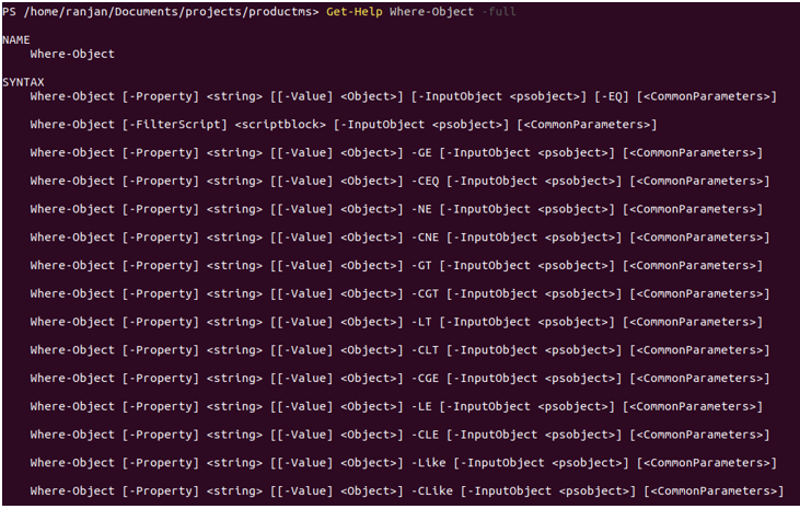 PowerShell Where Object syntax
