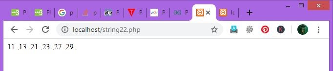 Prime Numbers in PHP