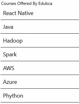 React Native FlatList-1.1