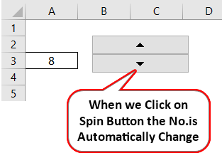 Spin Button - form 
