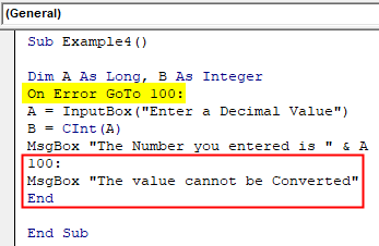 VBA CInt Example 4-4