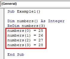 VBA Dynamic Array Examples1-4